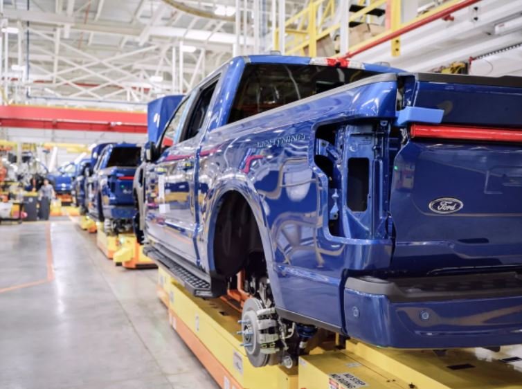 Ford Starts Production of Its F-150 Lightning Electric Pickup Truck